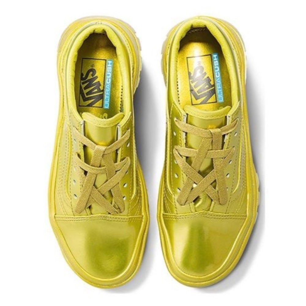 Vans Chunky Platform Sneakers in Bright Yellow - Picture 5 of 12